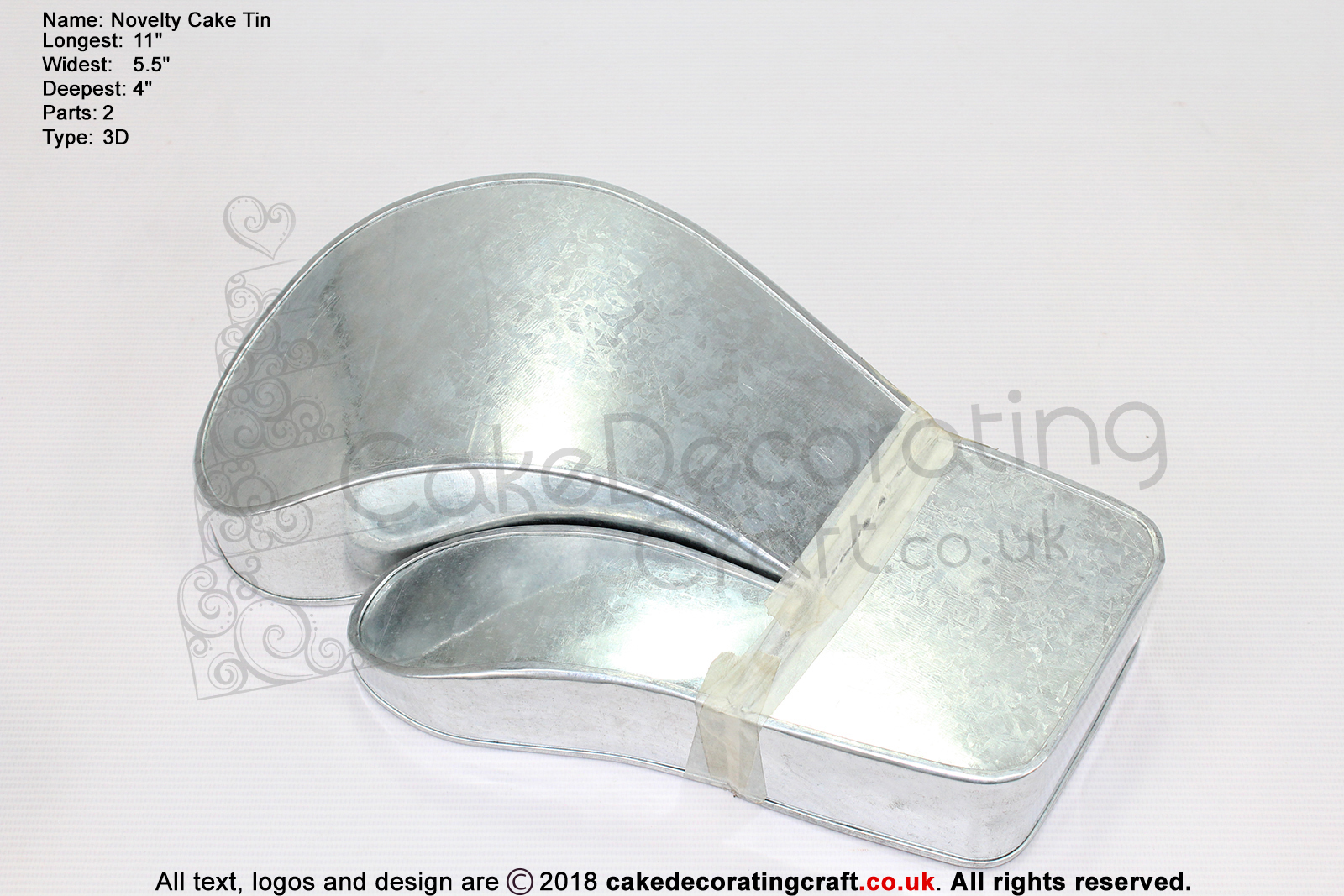 3D Baseball Glove | Novelty Shape | Cake Baking Tins and Pans | 3" Deep
